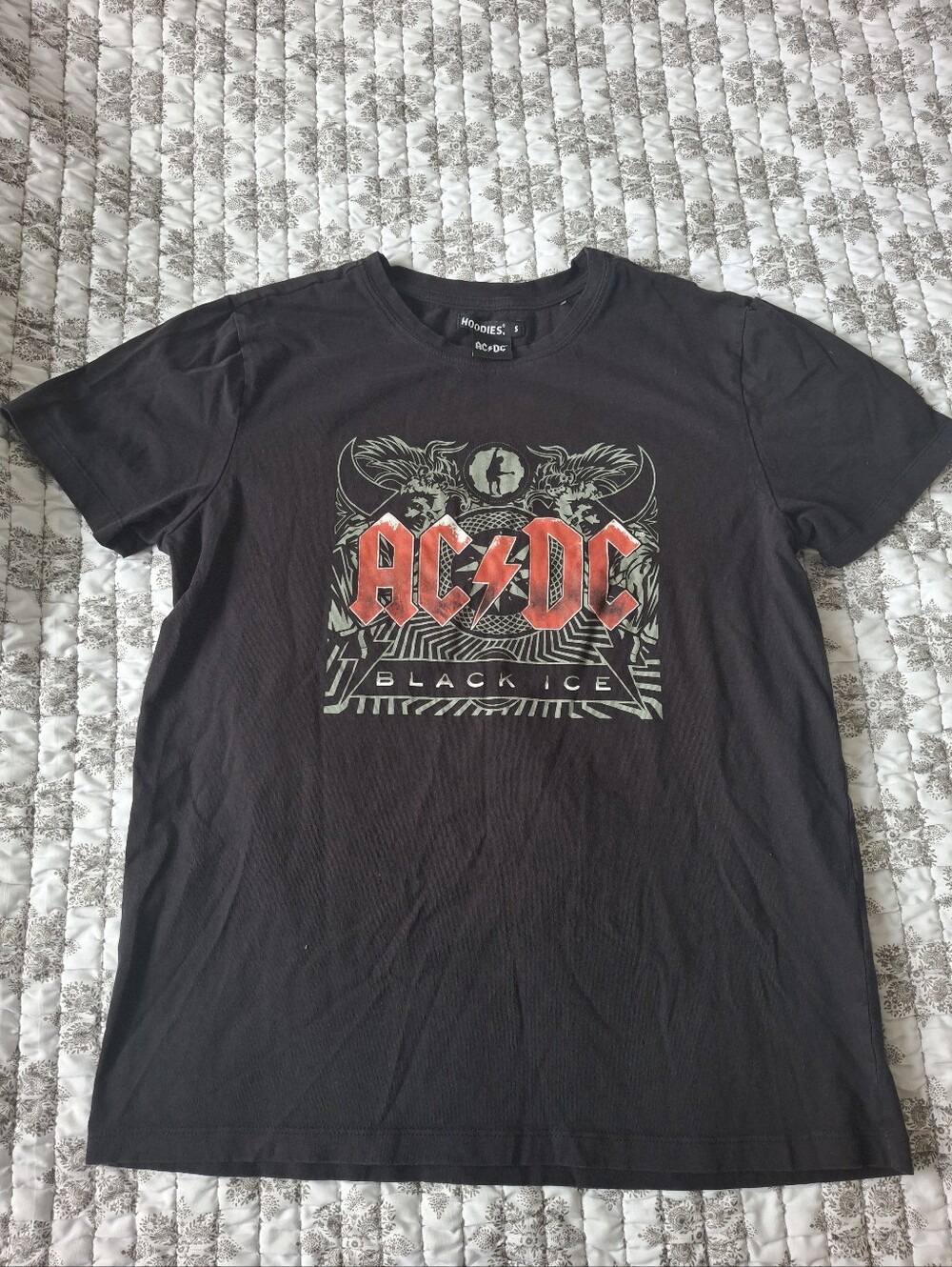 AC/DC Black Ice Band Tee - Black & Red Logo